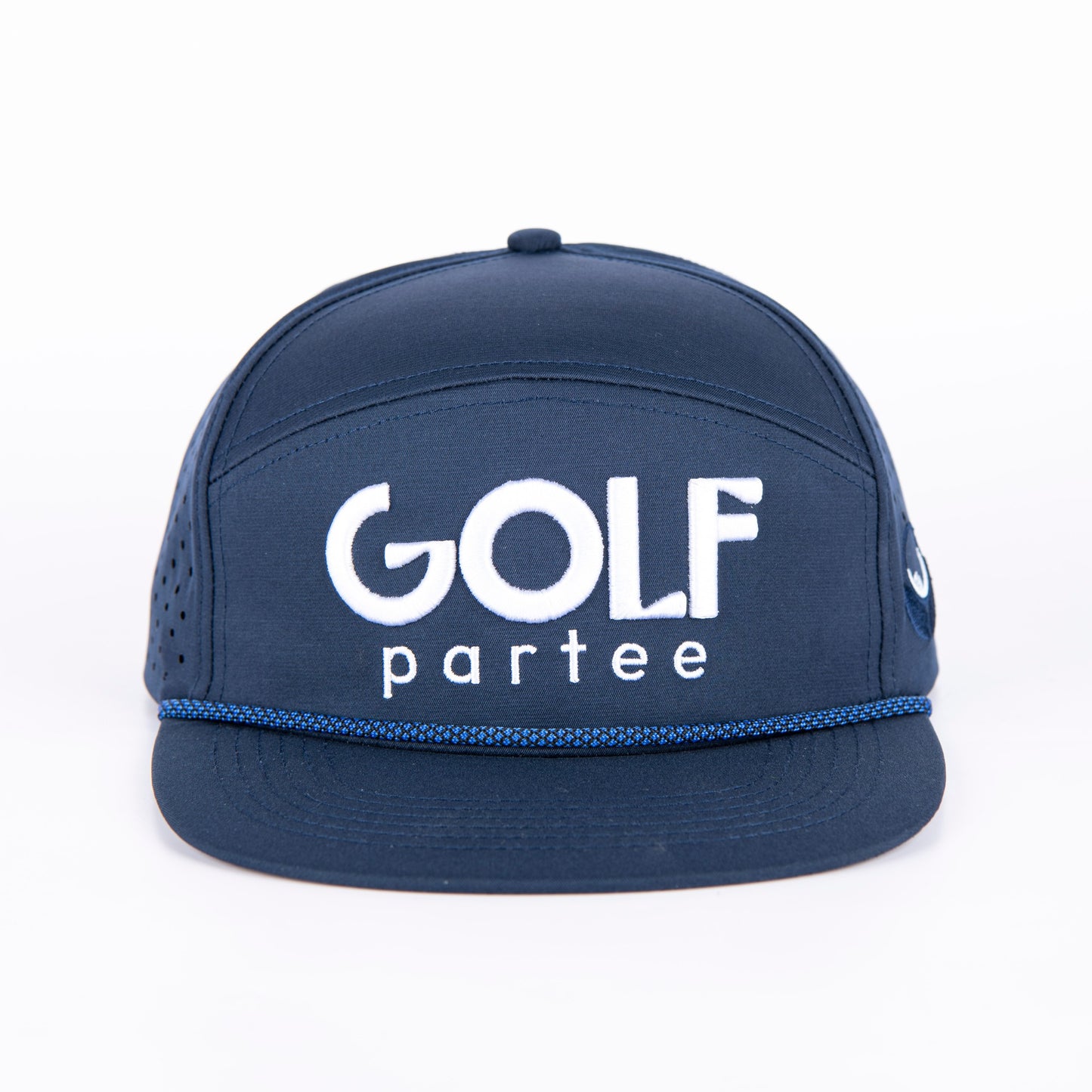 Dark Blue & White Snapback