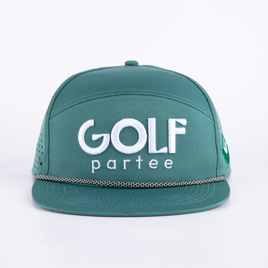 Green & White Snapback