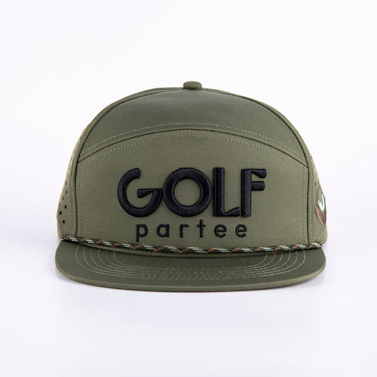 Army Green & Black Snapback