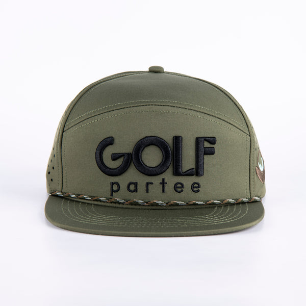Army Green & Black Snapback
