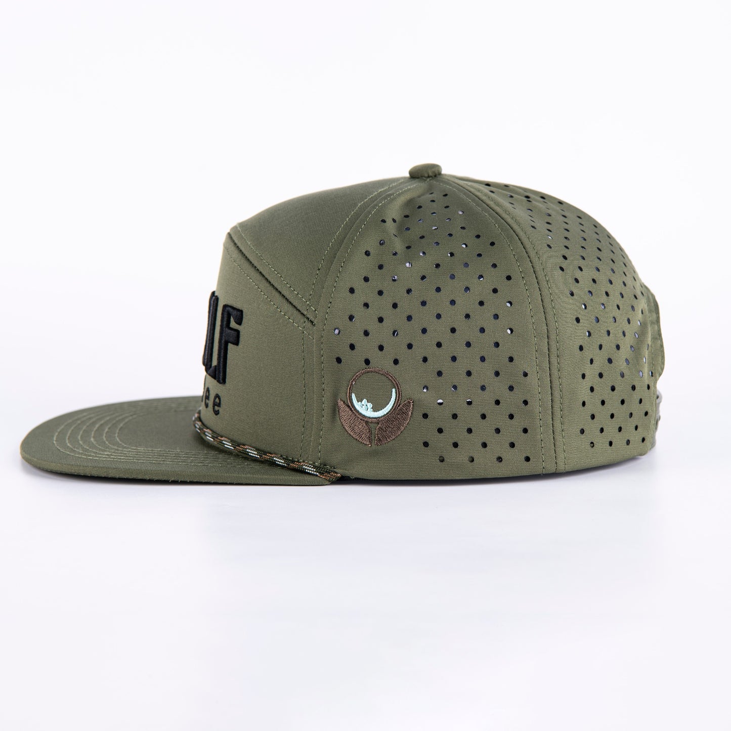 Army Green & Black Snapback