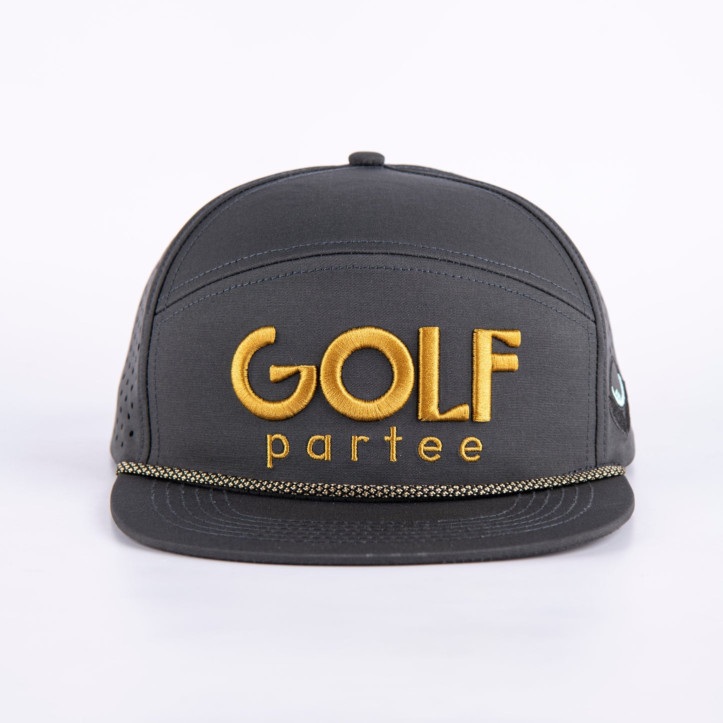 Dark Grey & Gold Snapback
