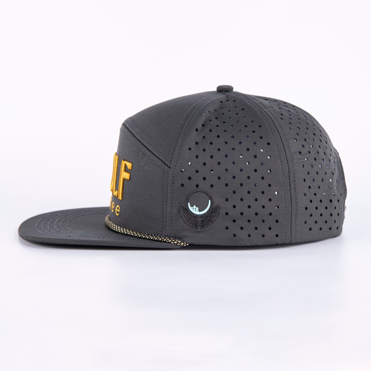 Dark Grey & Gold Snapback